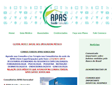 Tablet Screenshot of apas-sorocaba.com.br